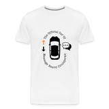 Message Board Tee - white