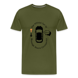 Message Board Tee - olive green