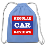 RCR Cotton Drawstring Bag - carolina blue